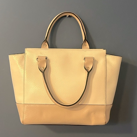 KATE SPADE Cream Leather Bag - EUC - Picture 3 of 7